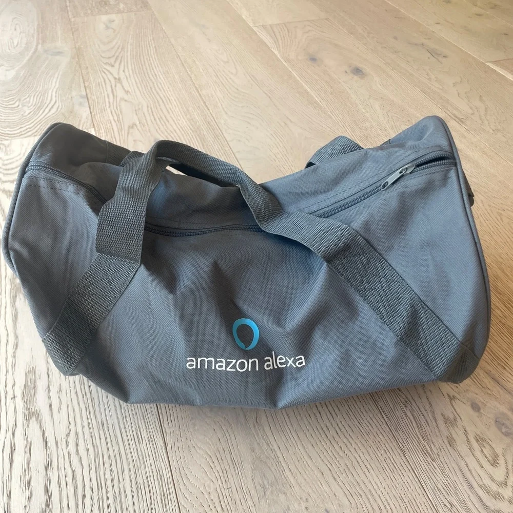 Amazon Alexa Gray Duffel Bag